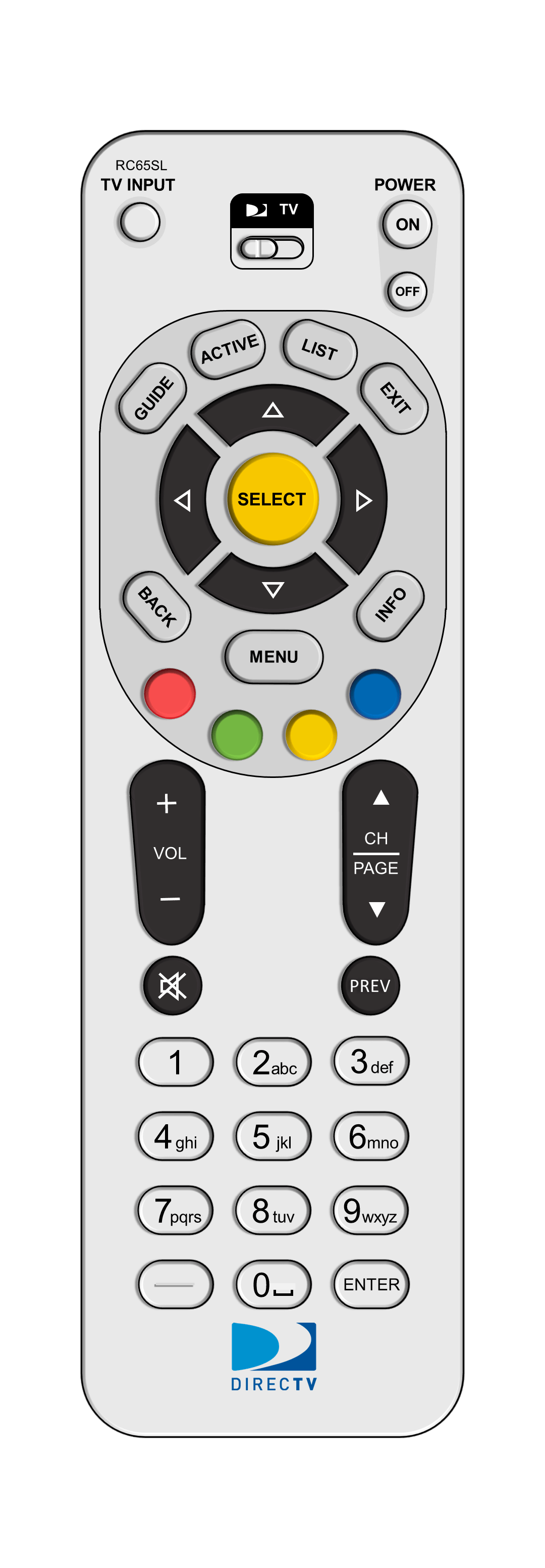 Configuración del control remoto DIRECTV Chile